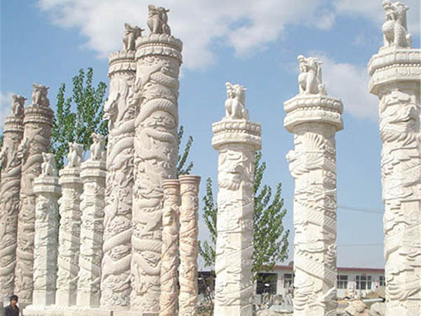 石雕龙柱生产